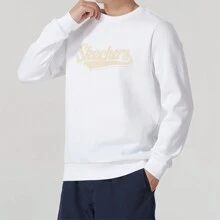 Skechers Couples Sports Tracksuit Casual Loose Sweatshirt, Outdoor Fitness Running, Comfortable Fleece Pullover