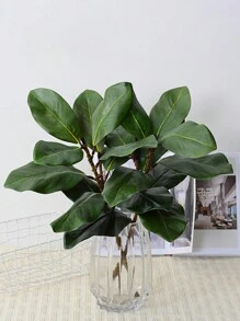 1pc Artificial Leaf Plant Decor For Home, Office Desk, Valentine Day, Gift