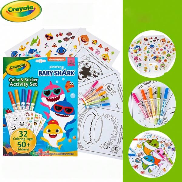 Crayola Crayola Color Wonder Pages, Color & Sticker Activity Set, With Sticker Pattern Coloring Paper & 5 Fine Tip Markers, Mess Free Coloring For Kids, Coloring Activity, Toddler Stocking Stuffer, Travel Toy & Gift