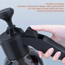 Handheld Car Wash Foam Sprayer, 1-Piece, 2-Liter Capacity, Dual Nozzle Switchable, With Pressure Pump, Suitable For Gardening And Car Care - Black - View 6