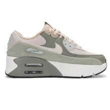 Nike Zapatillas deportivas de moda y casual para mujer Air Max 90 LV8 - Vela blanco/hueso claro/gris verde claro/verde horizonte/plata claro/negro - Ver 2