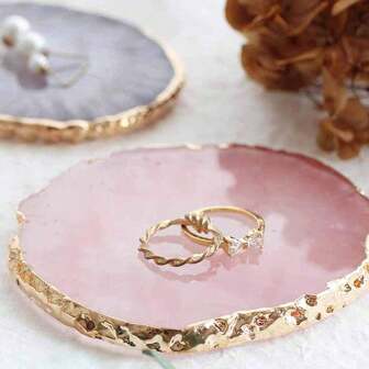 Necklaces For Women Pendant Fashion Jewelry Valentine Gift Resin Jewelry Necklace Ring Earrings Display Plate Tray Holder Dish Organizer Beaded Necklace Set Gift For Her Back To School