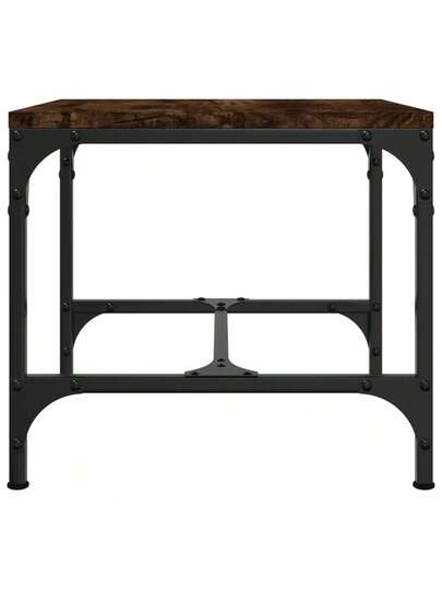 VidaXL Side Tafel 40x40x35 Cm Processed Wood Smoked Oak view 5