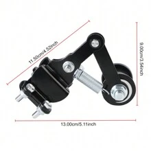 Motorcycle Chain Adjuster Tensioner Sprocket Parts Tools 4 Wheeler Motorized Bike Universal Guide With Guide Wheels Bike - Black - View 3