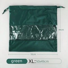 See-Through Bag Organizer Storage Pouch Leather Bag Protector Dustproof Travel Underwear Organizer Bag - Green - View 3