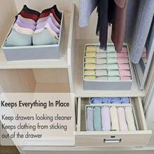 Caja de almacenamiento de tela para sujetador con 6/7/8/24 rejillas, organizador de ropa interior y calcetines para dormitorio, organizador, hogar, camiseta blanca para mujer, pantalones negros para mujer, ropa de invierno para damas, vestido, ropa de invierno para damas, vestidos elegantes para mujer, camisa blanca para damas, manga larga, mono blanco para mujer, vestidos de primavera para mujer, atuendos de primavera para mujer, primavera, ropa de primavera, minimalista, blusas de verano