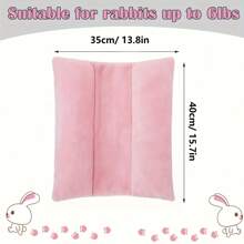 1 pieza Jaula grande para conejo de interior con tapete forrado de peluche - Multicolor - Ver 11