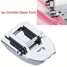 1-16 件家用缝纫机压脚套装，包括褶边压脚、卷边压脚、隐形拉链压脚、皮革压脚，适合大多数家用低柄缝纫机、缝纫机零件和配件 - 銀色 - 查看 6