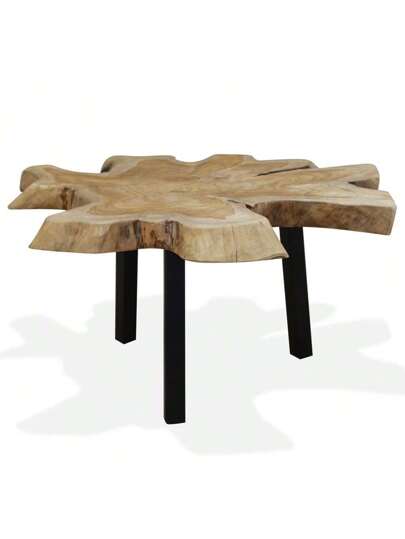 VidaXL Coffee Tafel 80x70x38 Cm Real Teak Wood