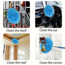 1pc Retractable Duster Cleaner Suitable For Cleaning Crevices, Fan Dusting, Reusable Multi-Functional Dust Wand For Whole House Cleaning - Multicolor - View 4