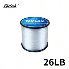 Chelesh 546 码/500 米高强度单丝钓鱼线，有多种颜色和磅数可供选择，适用于淡水、咸水、海钓，非常适合长距离和编织，也适用于悬挂饰品和工艺品、圣诞装饰品