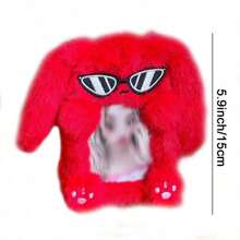 Kpop Photocard Holder Keychain, Animals Photo Sleeve ID Bank Credit Card Holder Protective Case - Multicolor - View 2