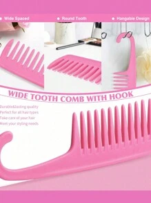 11pcs Hair Brush Set, Hair Brushes For Women Wet Dry All Hair Detangling Parting Styling, 200ml Continuous Spray Bottle, Premium Wide Tooth Comb, Scalp Massager Shampoo Brush, Brush Set With Detangler Brush, Edge Brush, Teasing Brush, Rat Tail Comb, Flower Hair Clip, 2 Alligator Hair Clips And Hair Tie