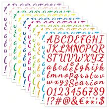 840pcs/10sheets Vinyl Letter & Number Stickers, Adhesive Letters & Numbers For Mailbox, Signs, Windows, Doors, Cars, Trucks, Homes, Business, Address Number (1 Inch) Label, DIY Craft Art, Signage, Notebook, Classroom Decor, Doors, School Supplies, Office, Home, Sticker Decoration, Back To School - Multicolor - View 3