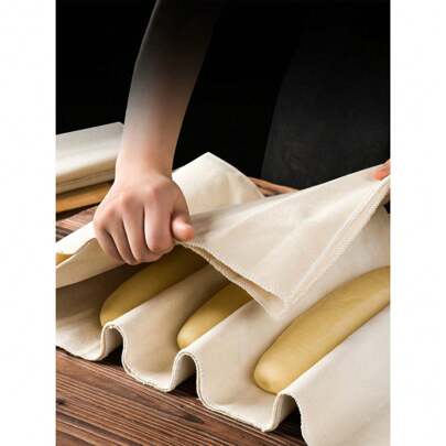 1個麵包麵團發酵布,法式長棍麵包造型墊,烘焙和廚房工具