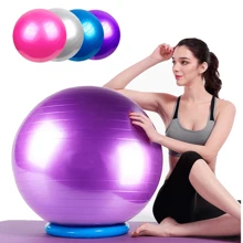 Swiss Ball Pilates Yoga Abdominals 65cm Without Pump - 紫色 - 查看 2