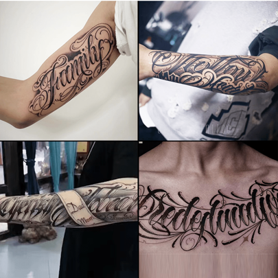 Zestaw 4 w 1 botanicznych tymczasowych tatuaży, realistyczny i trwały, stopniowo pogłębiający kolor - utrzymuje się od 7 do 15 dni - wodoodporny i odporny na zarysowania