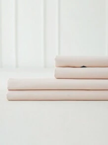 Christmas Bedding Set Double Size, With Soft Digital Print Of Santa Claus, Sleigh, Snowman, Bells, Reindeer And Christmas Tree, 1 Fitted Sheet + 2 Pillowcases + 1 Duvet Cover - 米色 - 查看 9