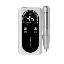 45000RPM Nail Drill Machine Rechargeable Nail File Nails Accessories Gel Nail Polish Sander Professional Tool Manicure Set - White - View 3