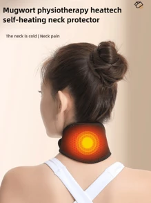 One Piece Of Warm Neck Guard, Adjustable Neck Guard For Neck Protection, Neck Guard For Sweating During Sports, Neck Guard For Use In Air-Conditioned Rooms, And Neck Guard For Sports. - Black - View 2