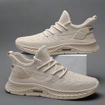 男士透气舒适网眼休闲鞋，经典软底运动鞋，适合工作和休闲，夏季