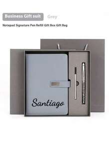 1pc Customized Notebook Gift Set - High Quality Thick Notebook For Office, Work, Meetings - Great Gift For Friends, Teachers - Multicolor - View 5