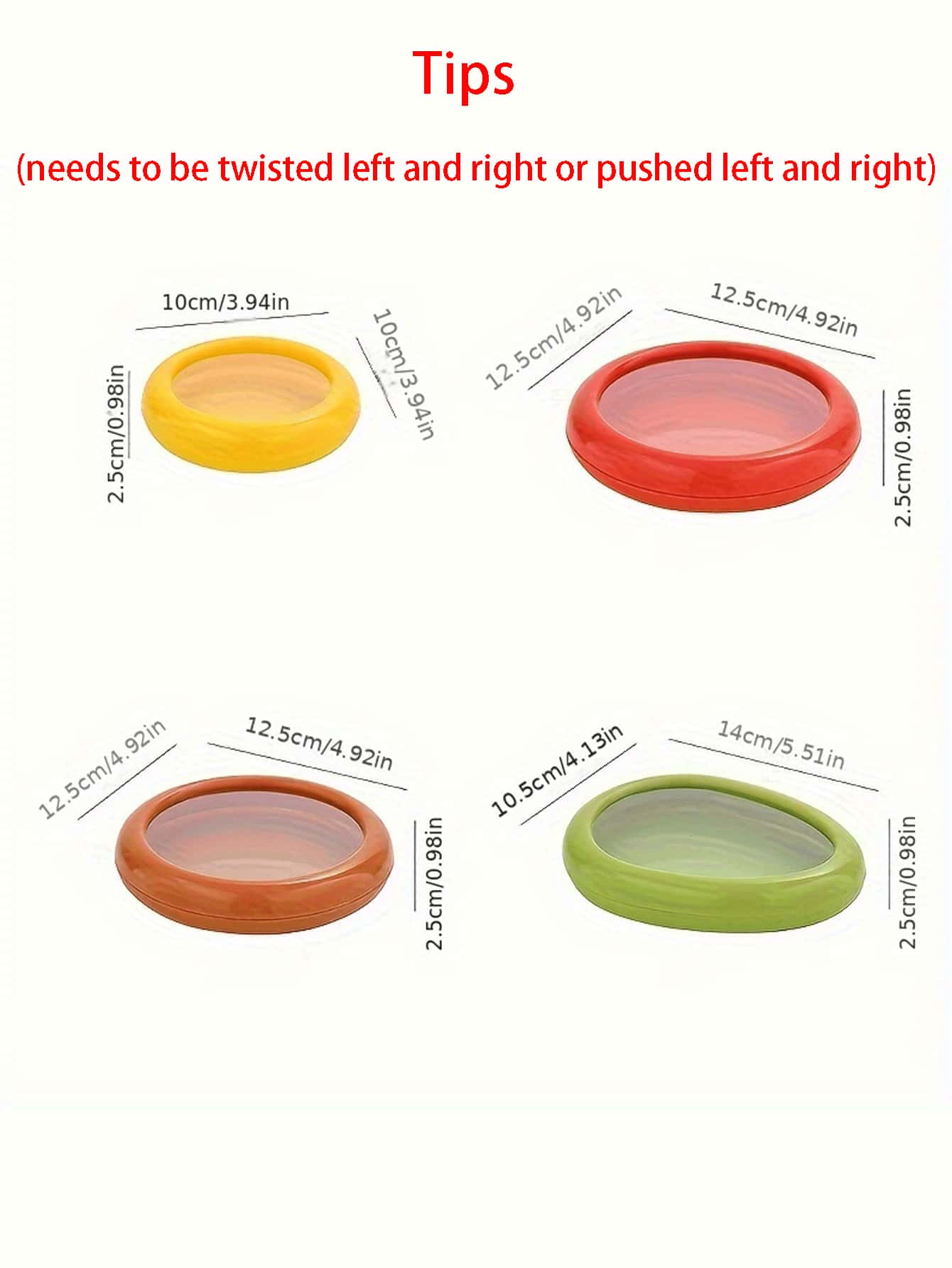 Confezione da 7 capsule elastiche fresche, contenitore multifunzionale di frutta e verdura in silicone, scatola di immagazzinaggio di frutta in silicone per avocado, cipolla, limone, pomodoro
