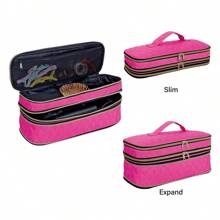 Hair Dryer Travel Carrying Case Dual-Layer, Slim Expandable Handheld Travel Storage Bag, Curling Iron Storage Bag For Dryer/Hair Tool Organizer/Style Organizer(Blue) Bag,Room Decor, Bags,Makeup Bag,Vanity,Travel,Make Up Bag,Travel Essentials,Organizer,Storage,Travel Essential,Makeup Organizer,Makeup Bags,Make Up Organizer,Organiser,Toiletry Bag,Desk Organiser,Cosmetic Bag,Makeup Pouch,Make Up Organize,Vanity Accessories,Make Up Pouch,Make Up Bags
