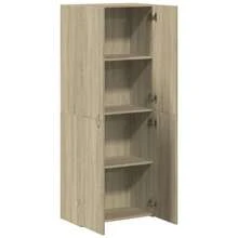 Sonoma Oak Engineered Wood File Cabinet 653 Cm Modern Storage Solution - Brown - View 6