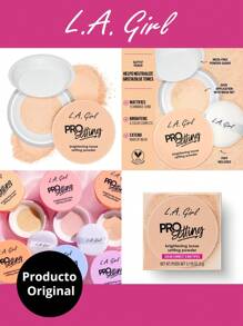 L.A. Girl Illuminating Loose Setting Powder - Light Pink - View 1