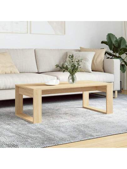 VidaXL Coffee Tafel 102x50x35 Cm Processed Wood Sonoma Oak