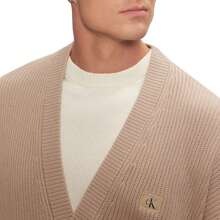 Calvin Klein WOVEN LABEL CARDIGAN