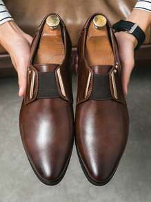 Negócios estilo coreano formal high-end britânica moda decotado trabalho casual masculino sapatos