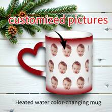 A Color-Changing Mug With A Customized Pattern, A Customized Birthday Gift, A Gift For Friendship Day, A Gift For Thanksgiving, A Gift For Easter, A Gift For Halloween. It Is Suitable For Occasions Such As Birthdays, Friendship Day