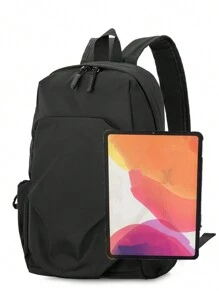 Mochila casual minimalista para hombres, bolsa de almacenamiento para uso diario, bolsa de regalo para hombres, regalos de Navidad, vacaciones de invierno, regalos para papá, regalos para novio, mochila escolar, mochila de gran capacidad, bolsa deportiva, mochila de viaje, bolsa para libros, bolsa para portátil, bolsa esencial de viaje para hombres, bolsa negra, bolsa esencial de vacaciones, bolsa de camping y viaje, bolsa de playa, funda de portátil de playa, bolsa de la vida deportiva, mochila de viaje