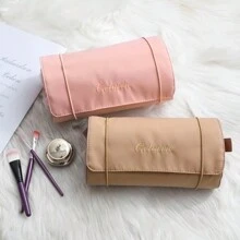 4 In 1 Foldable Makeup Bag - màu nâu - Xem 1