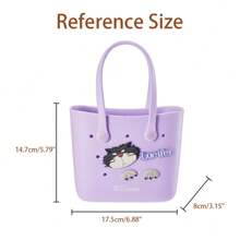 Miniso Disney Series Small Lunch Bag - Lucifer - Purple - View 6