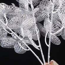 1 pezzo Fiore artificiale di orchidea dorato e argentato, adatto per decorazioni del Capodanno cinese, decorazioni natalizie, decorazioni per la casa, matrimoni, artigianato fai-da-te, decorazioni per la casa, accessori fotografici, decorazioni per hotel, decorazioni per feste, decorazioni per matrimoni, composizioni floreali stradali, celebrazioni di laurea - Multicolore - Visualizzare 6