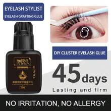 15ml 1 件装 无味无刺激个人睫毛延长凝胶，持久、安全、DIY、黑色速干防水睫毛凝胶，强力睫毛延长凝胶，可自己使用/专业睫毛沙龙使用 - 黑色 - 查看 12