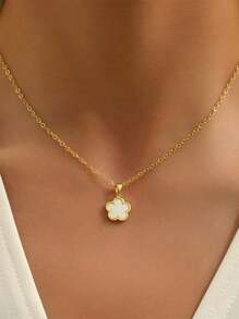 1pc Pure Silver Pentagonal Flower Necklace, 1 Pair Of Pure Silver Earrings And 1pc Pure Silver Ring Jewelry Set, Featuring An Anti-Allergenic Design With Passionate With A Simple Yet Elegant Square-Shaped Cubic Zirconia, Highlighting Your Refined, Romantic And Versatile Elegant. Valentines