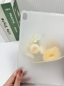 1 个灰色透明保护壳，带手写笔插槽、可调节多角度支架、柔软 TPU 边缘、磁性睡眠/唤醒功能、简约设计，兼容 iPad Mini 4/5/6/7、iPad Air、iPad 9.7/10.2/10.5/10.9/11/12.9 英寸，兼容 2016-2025 年 iPad 型号（不含手写笔） - 淡灰色 - 查看 9