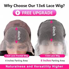 13x6 Kinky Straight Human Hair Wig For Women 180% Density HD Transparent Lace Front Wigs Human Hair Pre Plucked With Baby Hair Natural Hairline Yaki Straight Brazilian Virgin Human Hair Wigs 20-34inch - Black - View 8
