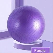 Swiss Ball Pilates Yoga Abdominals 65cm Without Pump - 紫色 - 查看 4