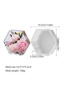 6.7 Inch Large Heart-Shaped Silicone Molds For Resin - Deep, Flexible, Molds For Flower Preservation, Bookend, Epoxy Resin Casting, DIY Wedding, And Valentine's Day Home Decorations - Perfect For Crafting And Gift Giving - White - View 14