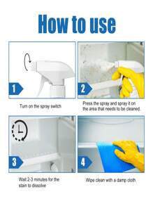 Refrigerator Deodorizing Cleaner Deep Cleaning Stubborn Dirt Stains Desalination Odor Refrigerator Cleaner (New And Old Random Delivery)