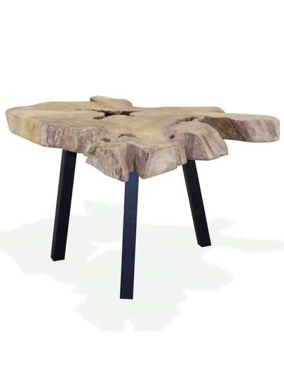 VidaXL Coffee Tafel 80x70x38 Cm Real Teak Wood view 5