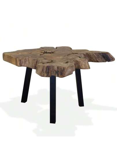 VidaXL Coffee Tafel 80x70x38 Cm Real Teak Wood view 3