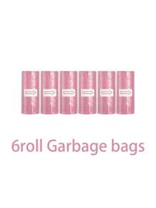 1pc Car Garbage Can With Cover Side Hanging Trash Bin, Includes Garbage Bags, Cute & Practical Car Trash Can And Liners