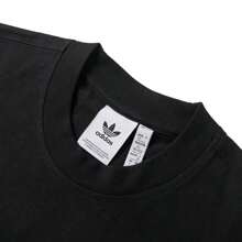 Adidas Originals Camiseta deportiva de hombre con trébol de 3 hojas, camiseta de manga corta cómoda, casual y transpirable para correr, fitness y entrenamiento - Negro - Ver 3