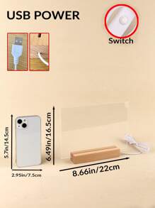 1PC Acrylic Personalized Pet Commemorative Gift Dog Commemorative Gift Lost Pet Commemorative Gift Dog Night Light Customized Dog Commemorative Plaque Cat Commemorative Photo Frame Pet Condolence Gift - Yellow - View 7